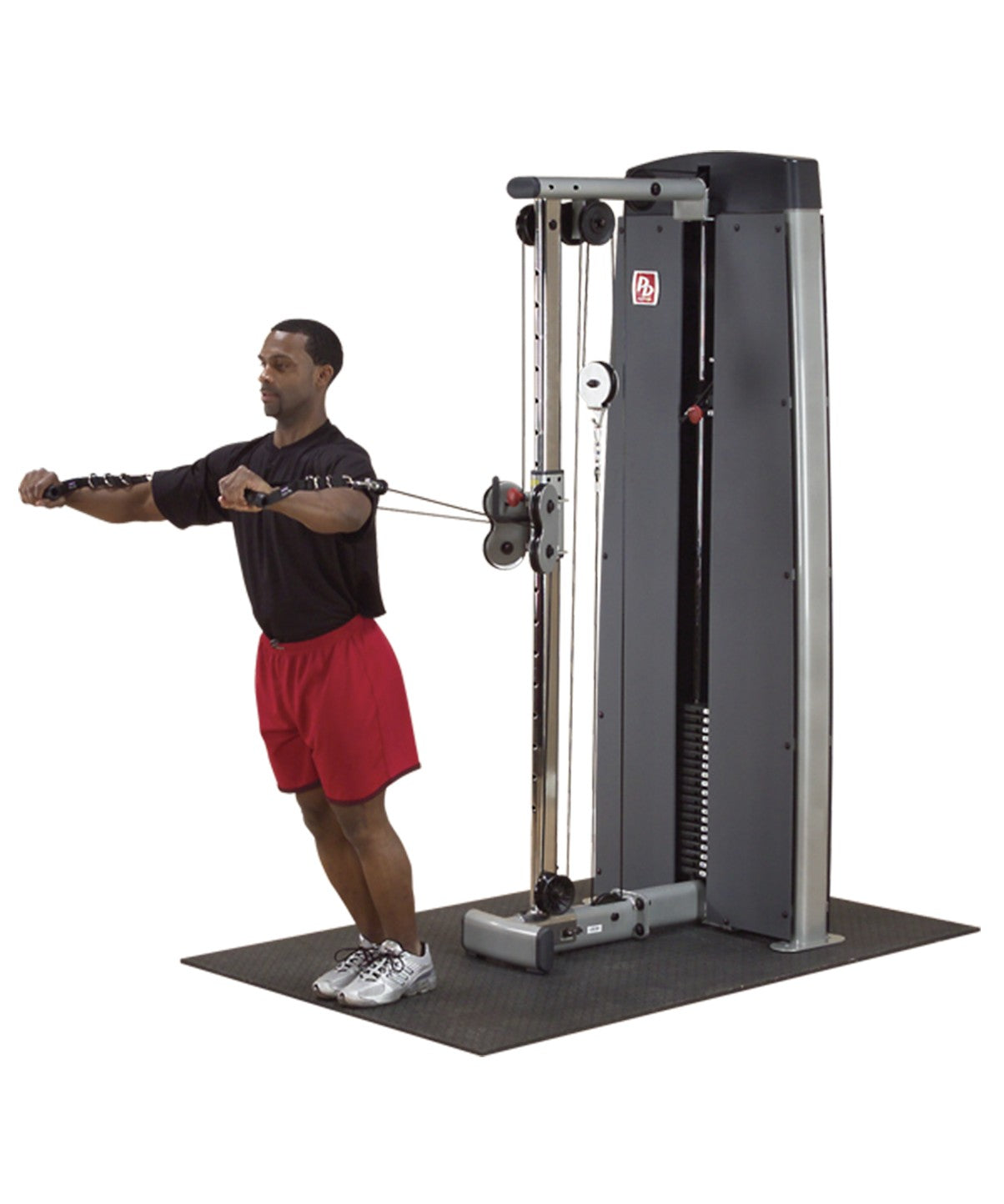 BodySolid Pro Dual Cable Column Machine - Premium Home & Gym Strength Training Equipment for Full-Body Workouts - Perfect for Weight Lifting, CrossFit & Functional Training