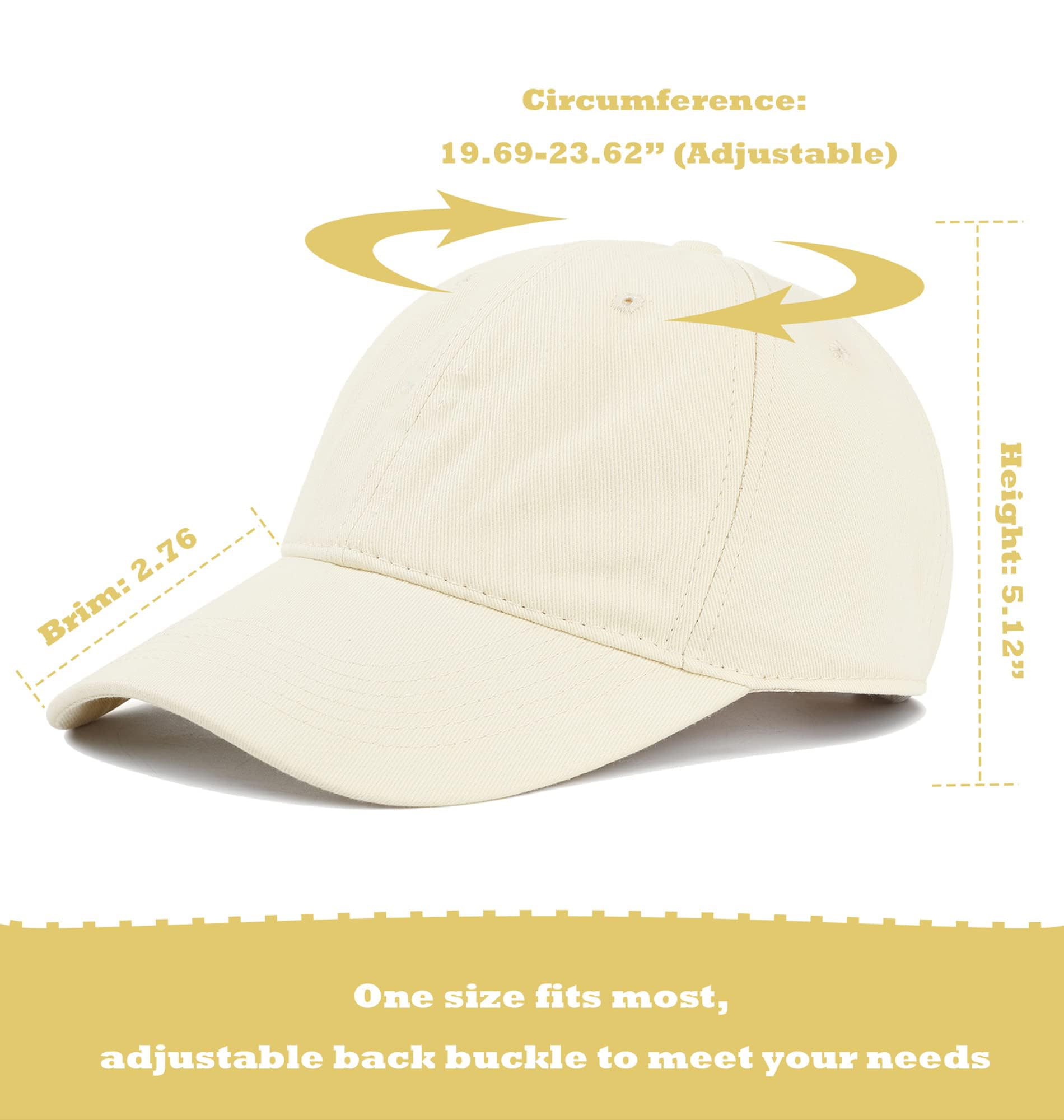Durio Women's Baseball Caps - Adjustable Summer Sun Visor Hat for Women & Men | Cute Sporty Style for Outdoor Activities, Beach, Running & Casual Wear