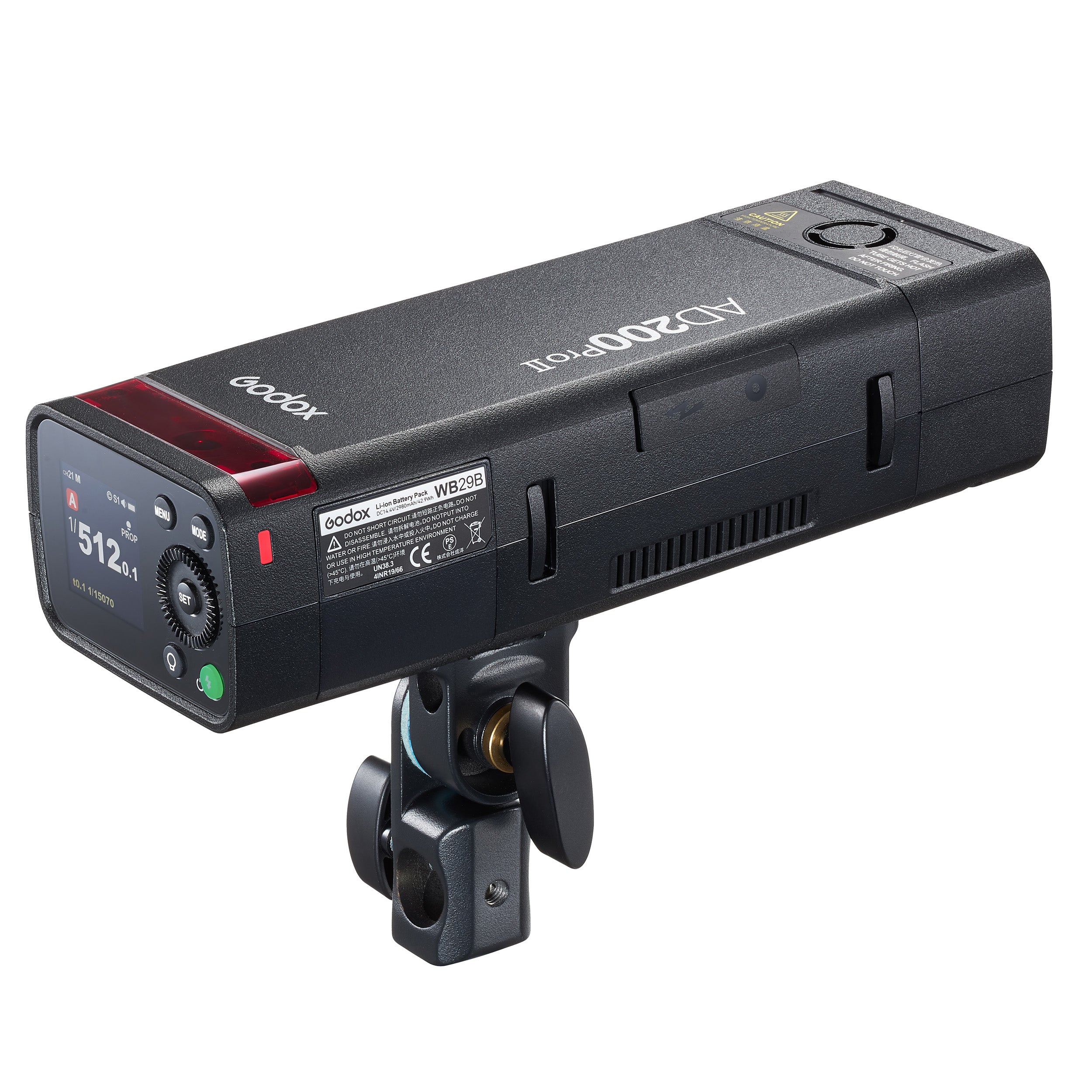 AD200Pro II 200Ws Portable Battery Powered Flash for DSLR Cameras - Perfect for Outdoor Photography, Studio Shoots & On-the-Go Lighting