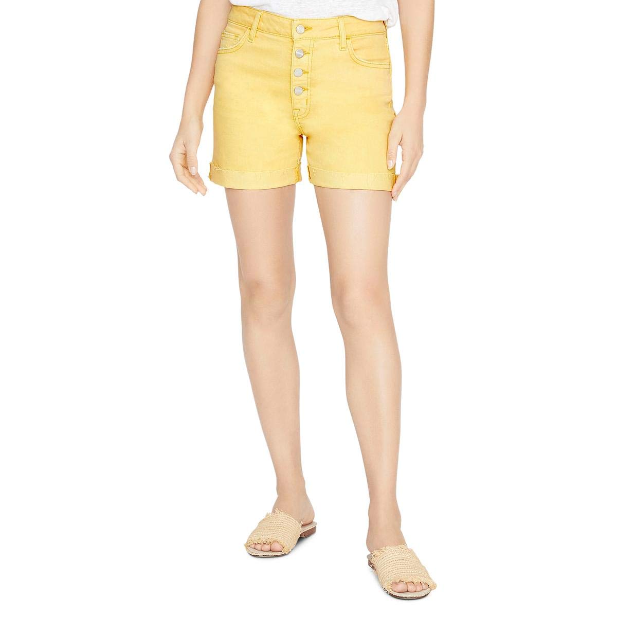 Sanctuary Denim Women's Fearless Colored Denim Shorts | High Waisted Stretch Denim Shorts for Women | Perfect for Summer Outfits, Beach Vacations & Casual Wear