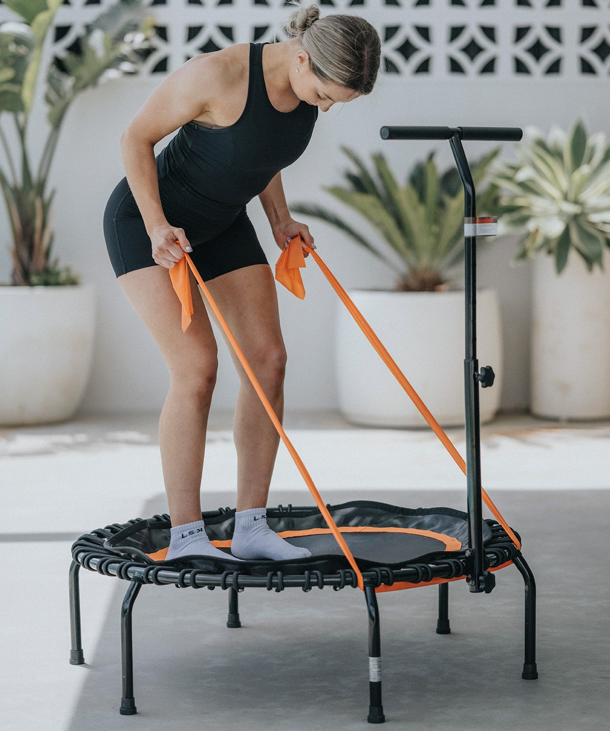 Rebounder Complete Package - Mini Trampoline for Home Fitness, Workout & Rebounding Exercises - Perfect for Cardio, Weight Loss & Family Fun