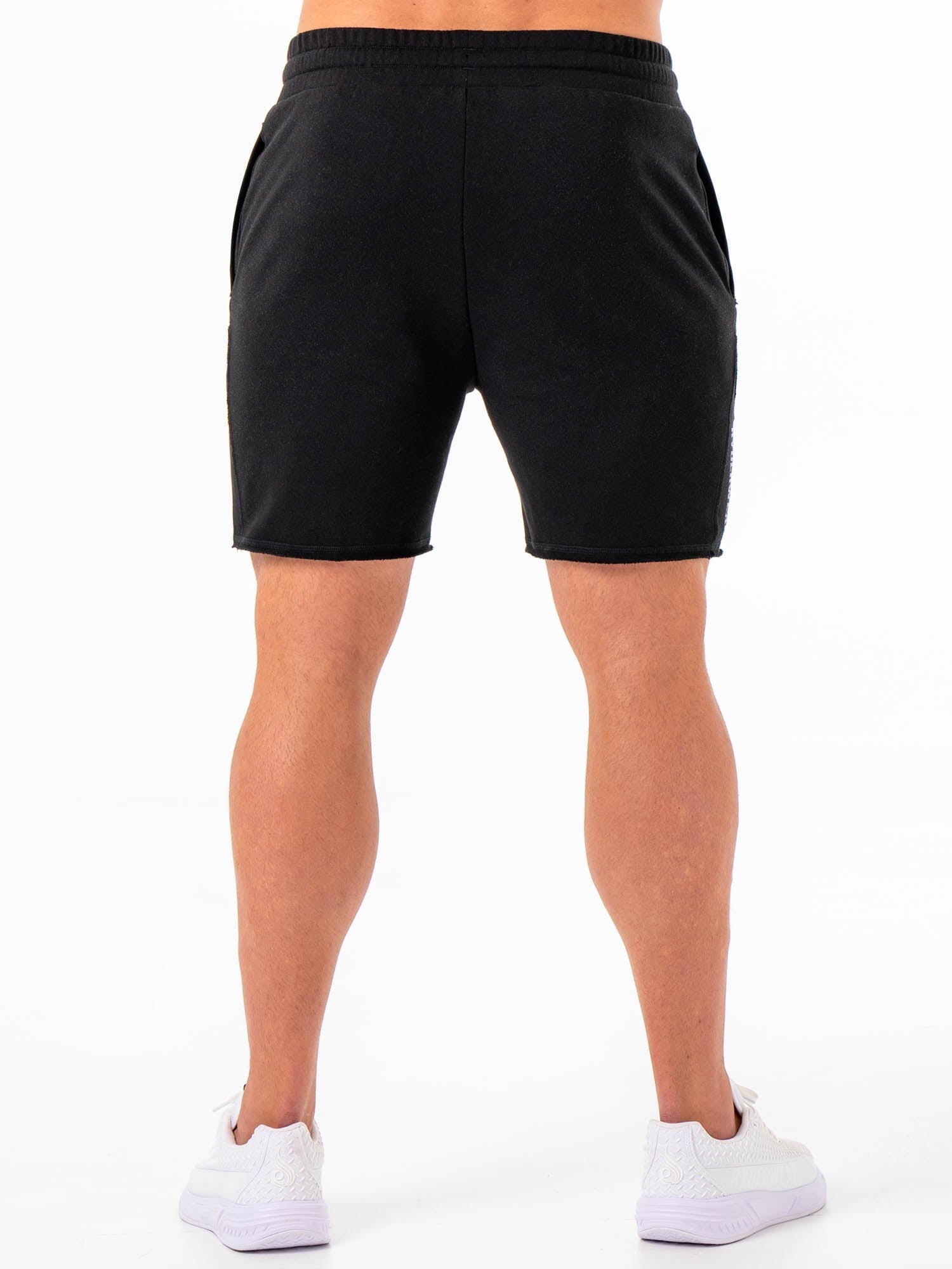 Force 6 Track Shorts for Men - Breathable Running Shorts with Pockets, Black - Perfect for Gym, Jogging & Workout
