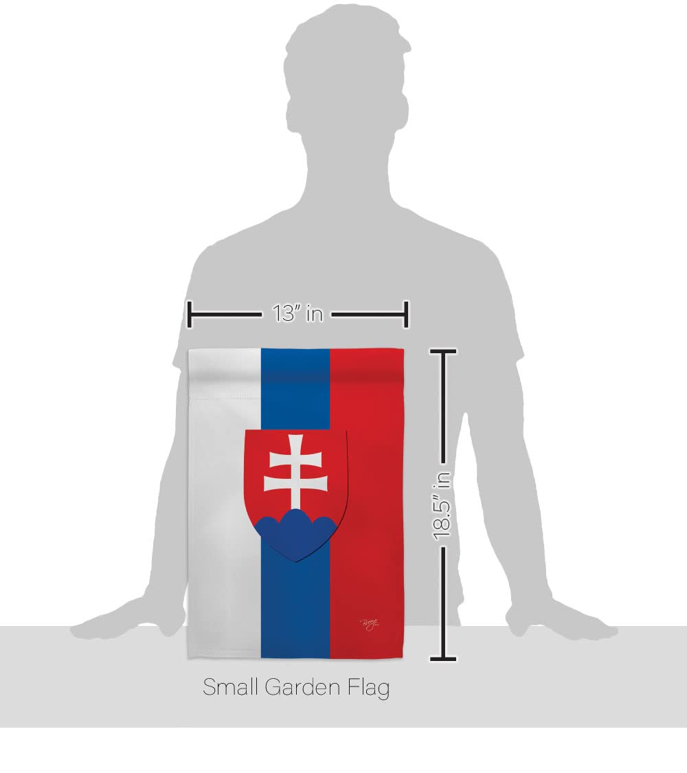 Slovakia Garden Flag Set - Double-Sided Yard Decor for Home & Gifts
