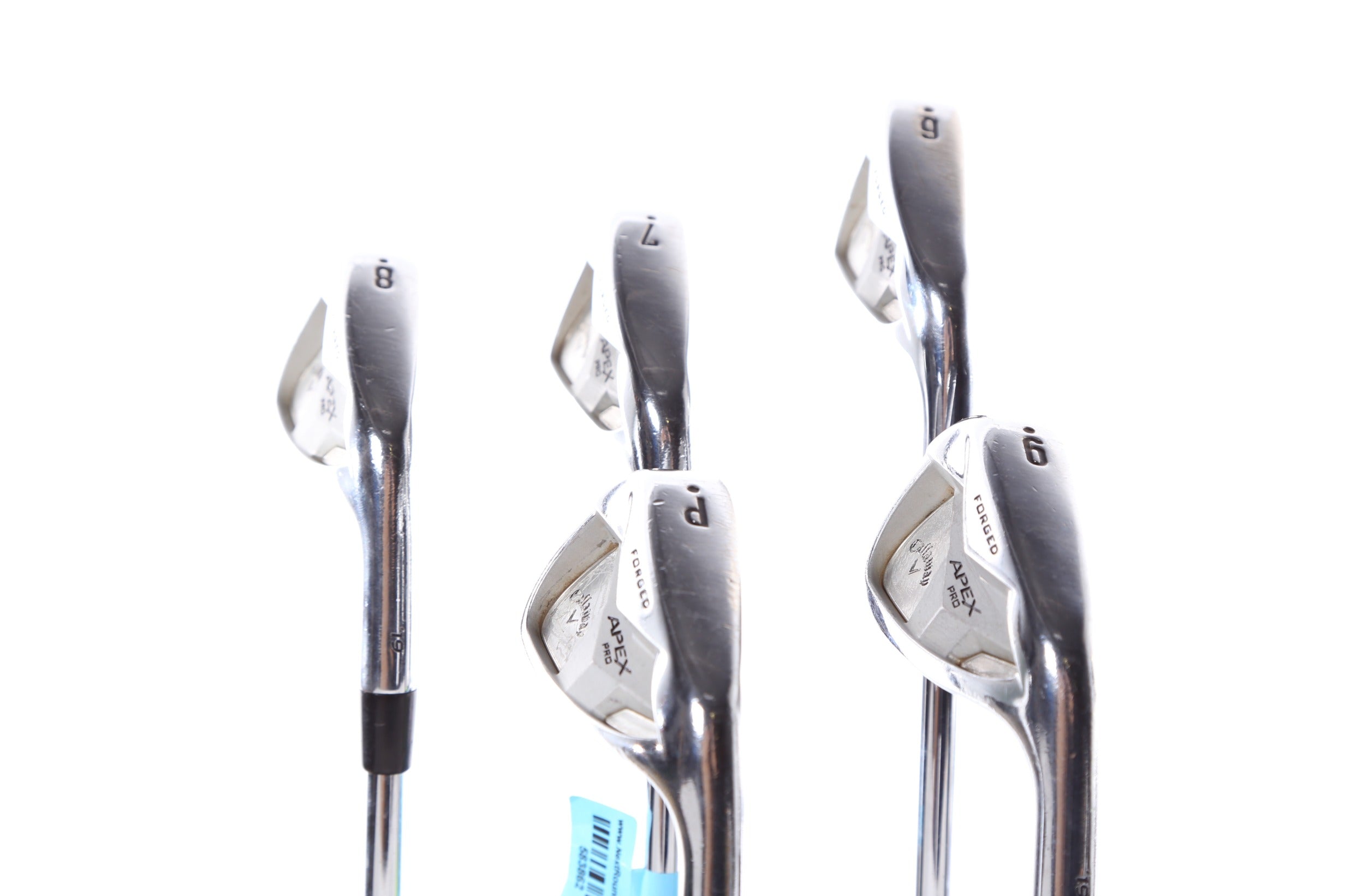 Used Callaway Apex Pro 19 Iron Set 6-PW Right Handed Stiff Flex Golf Clubs for Men - Perfect for Improving Your Mid-Handicap Game on the Course