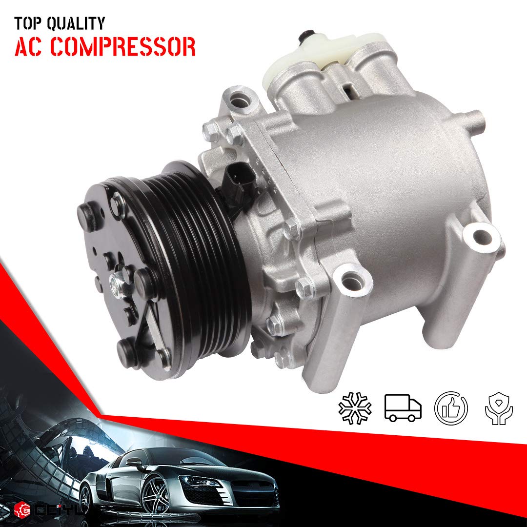 CCiyu AC Compressor Pump Compatible with Ford Explorer & Mercury Mountaineer - High Performance Auto AC Clutch Replacement - Perfect for Summer Cooling & HVAC System Repair