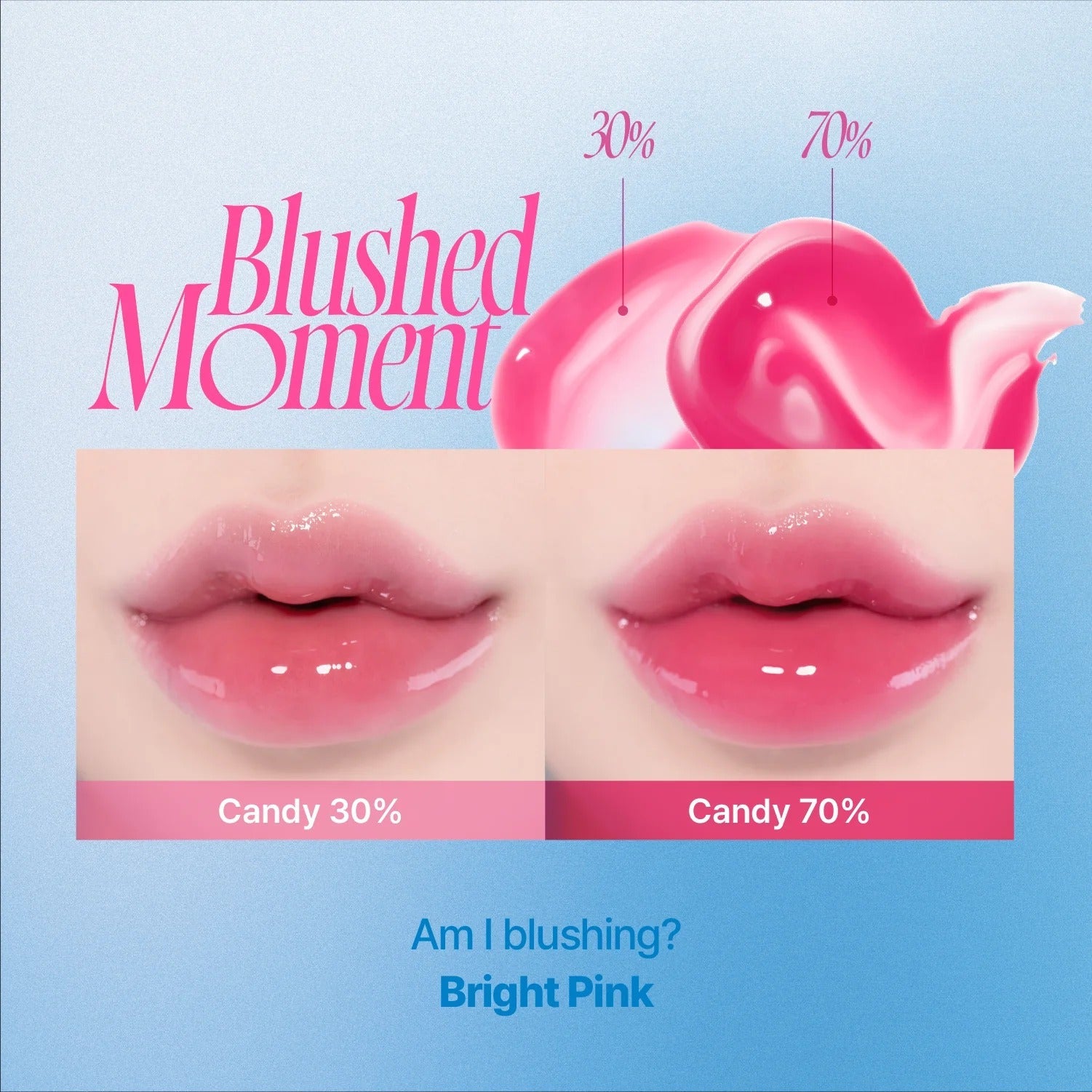 Fwee 3D Volumizing Lip Gloss 5.3g (03 Pink Candy) - Plump & Shine for Full Lips | Perfect for Date Night & Everyday Glam