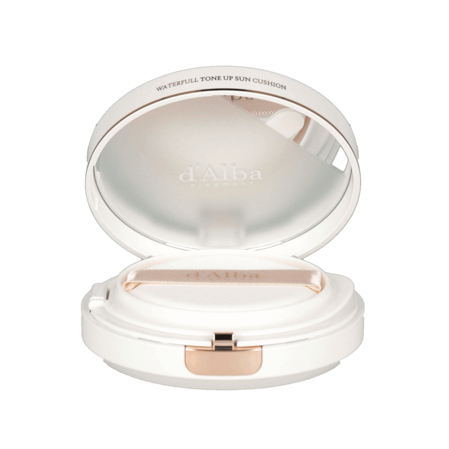 d'Alba Waterfull Tone Up Sun Cushion 15g SPF50+ PA++++ - Korean Sunscreen Cushion for Face, Hydrating & Brightening Makeup Base with High UV Protection - Perfect for Daily Use, Travel & Outdoor Activities