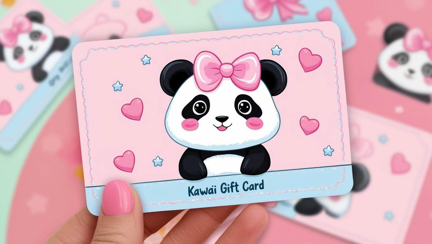 Kawaii Holiday Gift Card - Perfect for Christmas, Birthday & Special Occasions | Cute & Unique Gift Idea for Friends & Family