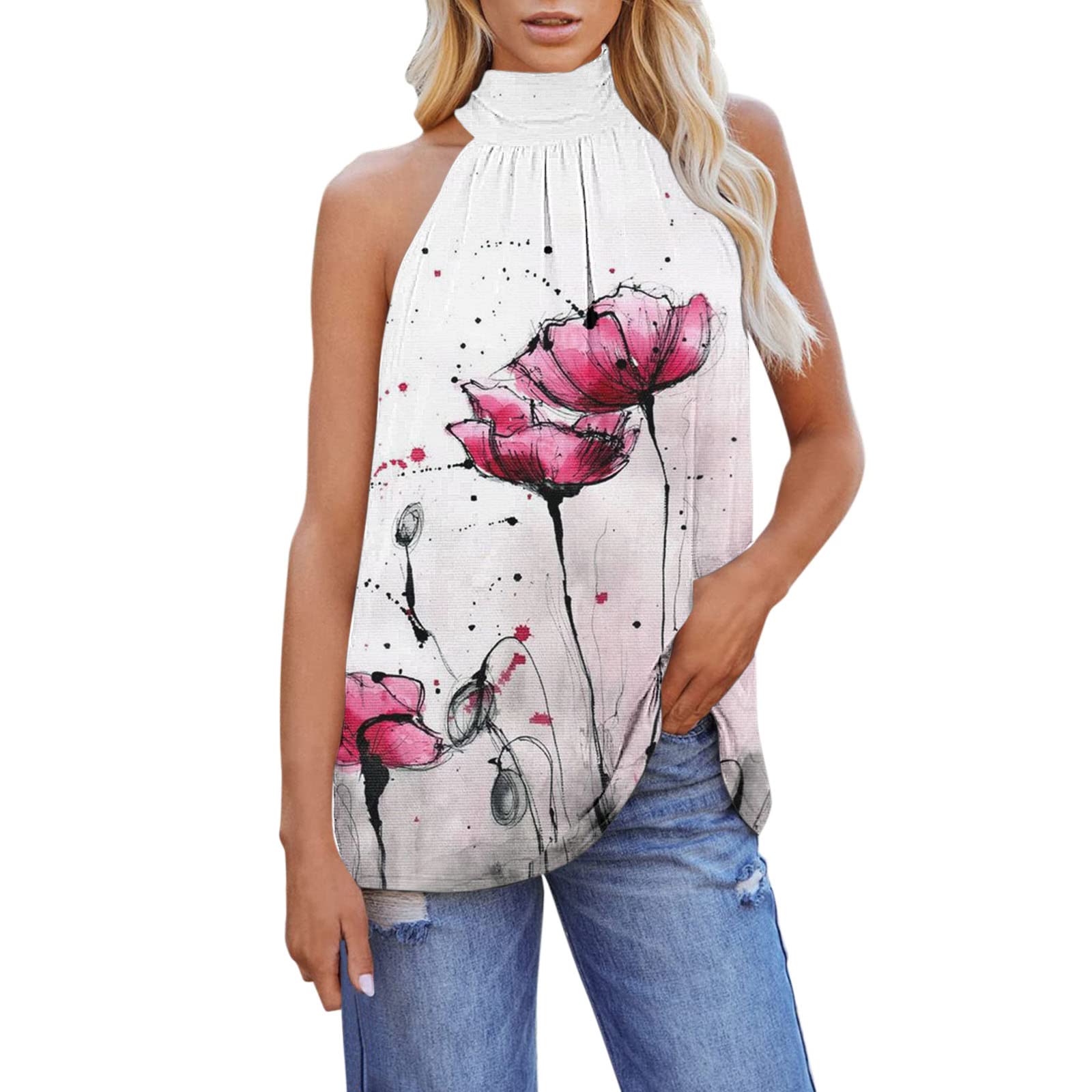 Plus Size Women's Summer Tops - Trendy Casual & Dressy Loose Fit Tank Tops & Beach Blouses for Holiday & Vacation | Perfect for Beach Outings, Pool Parties & Summer Travel