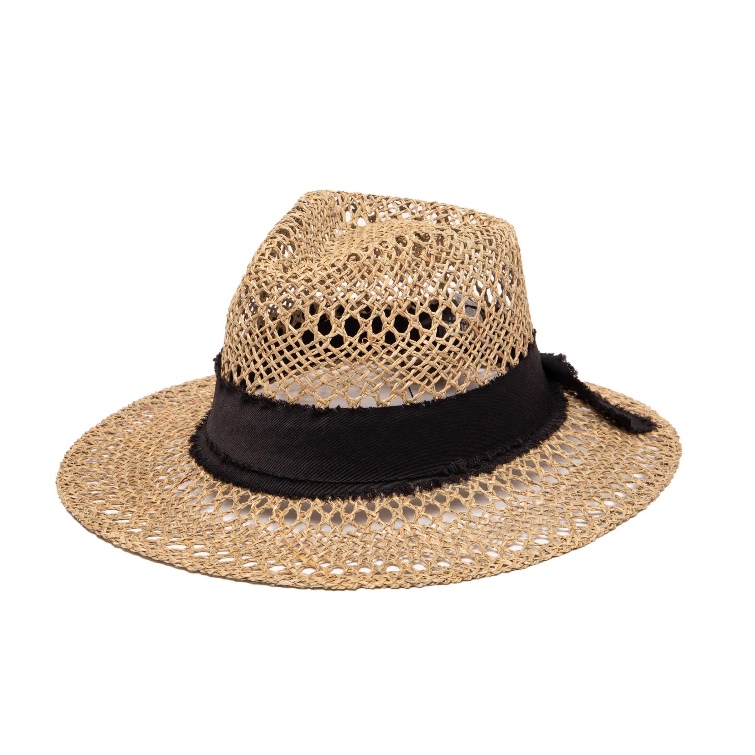 Stylish By The Sea Open Weave Fedora Hat for Women - Perfect for Beach Vacations, Summer Outings & Outdoor Adventures