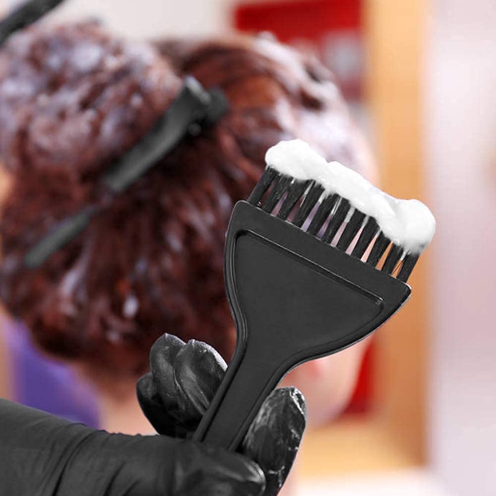 Professional Hair Dye Brush & Mixing Bowl Kit - Salon Quality Coloring Tools for Men & Women (2-Pack, Black) - Perfect for At-Home Hair Coloring & Salon Styling