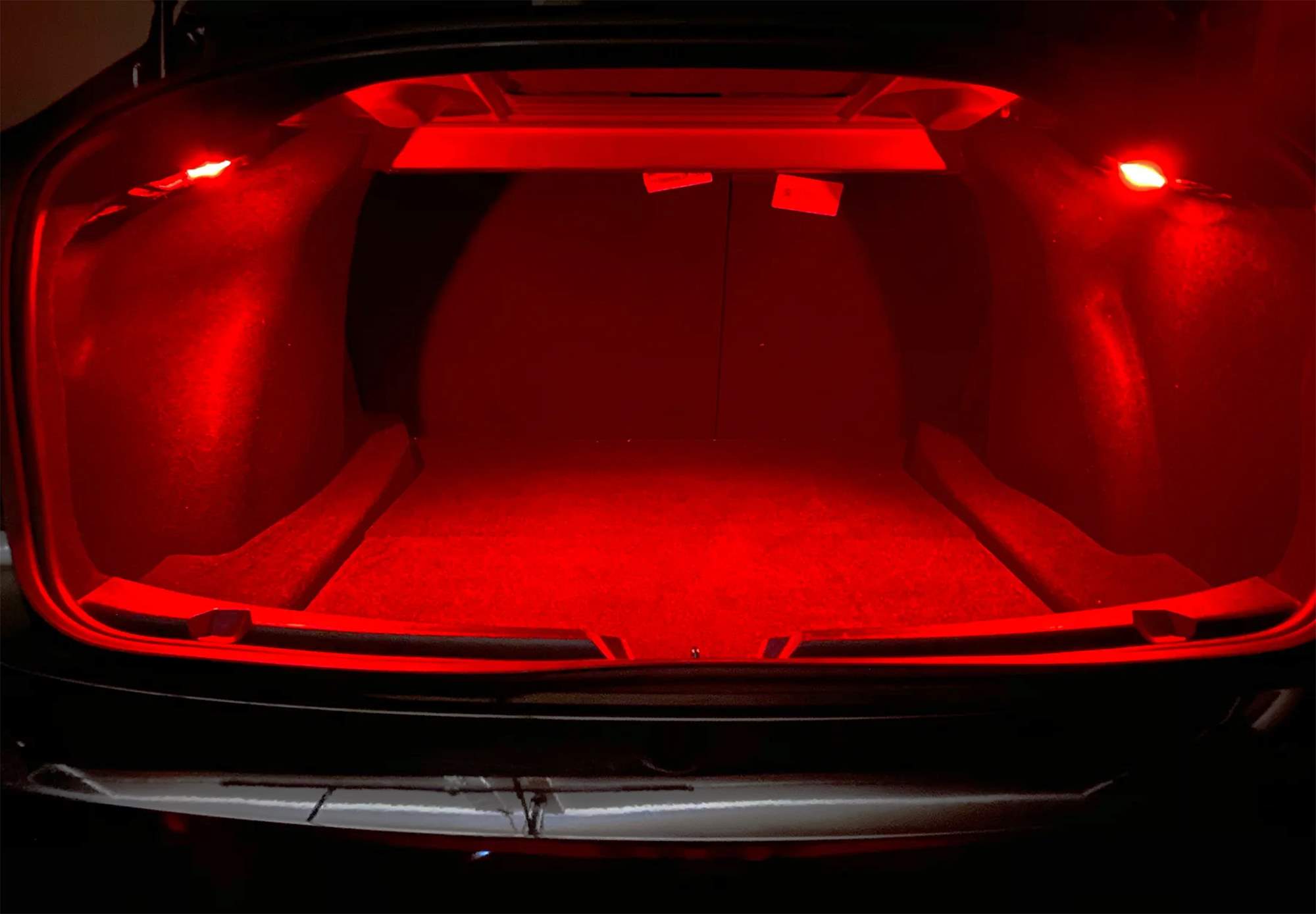 18 SMD Super Bright Red LED Trunk Cargo Light for Honda Acura - Waterproof Interior Car Lighting for Night Visibility & Safety