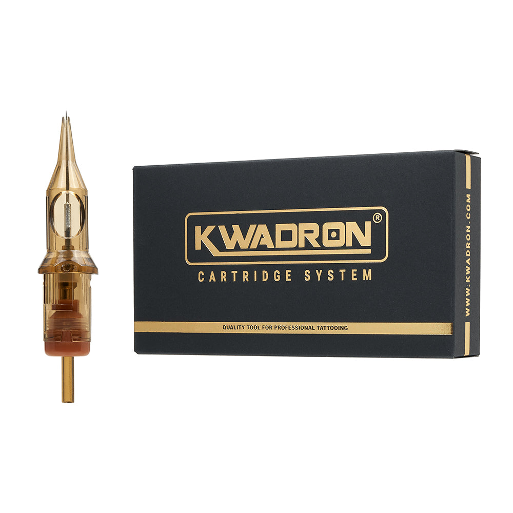 Kwadron Cartridge Super Tight Liners #8 Long Taper - Professional Tattoo Needles for Precise Line Work | Ideal for Tattoo Artists & Permanent Makeup