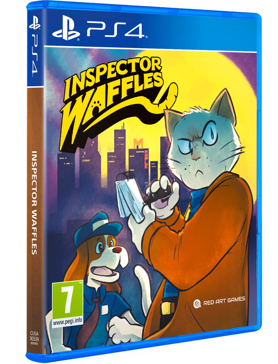 Inspector Waffles - Detective Adventure Game for PlayStation 4 | Solve Mysteries & Explore a Noir World | Perfect for Puzzle & Story-Driven Gamers