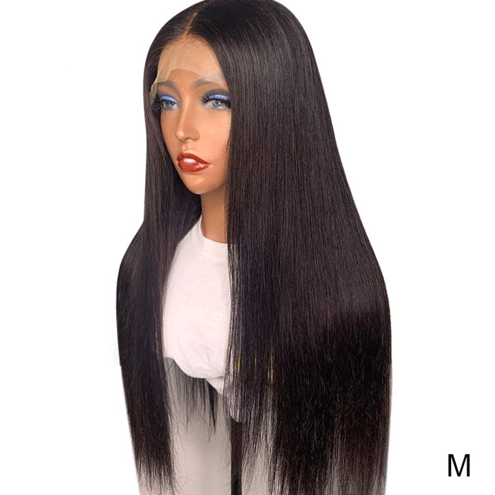 10A Peruvian Virgin Human Hair Wigs for Black Women - Glueless 13x4 Lace Front Wig with Baby Hair, Silky Straight, Pre Plucked, Small Cap, Invisible Knots (12 Inch, 150% Density) - Perfect for Daily Wear, Special Occasions & Protective Styling