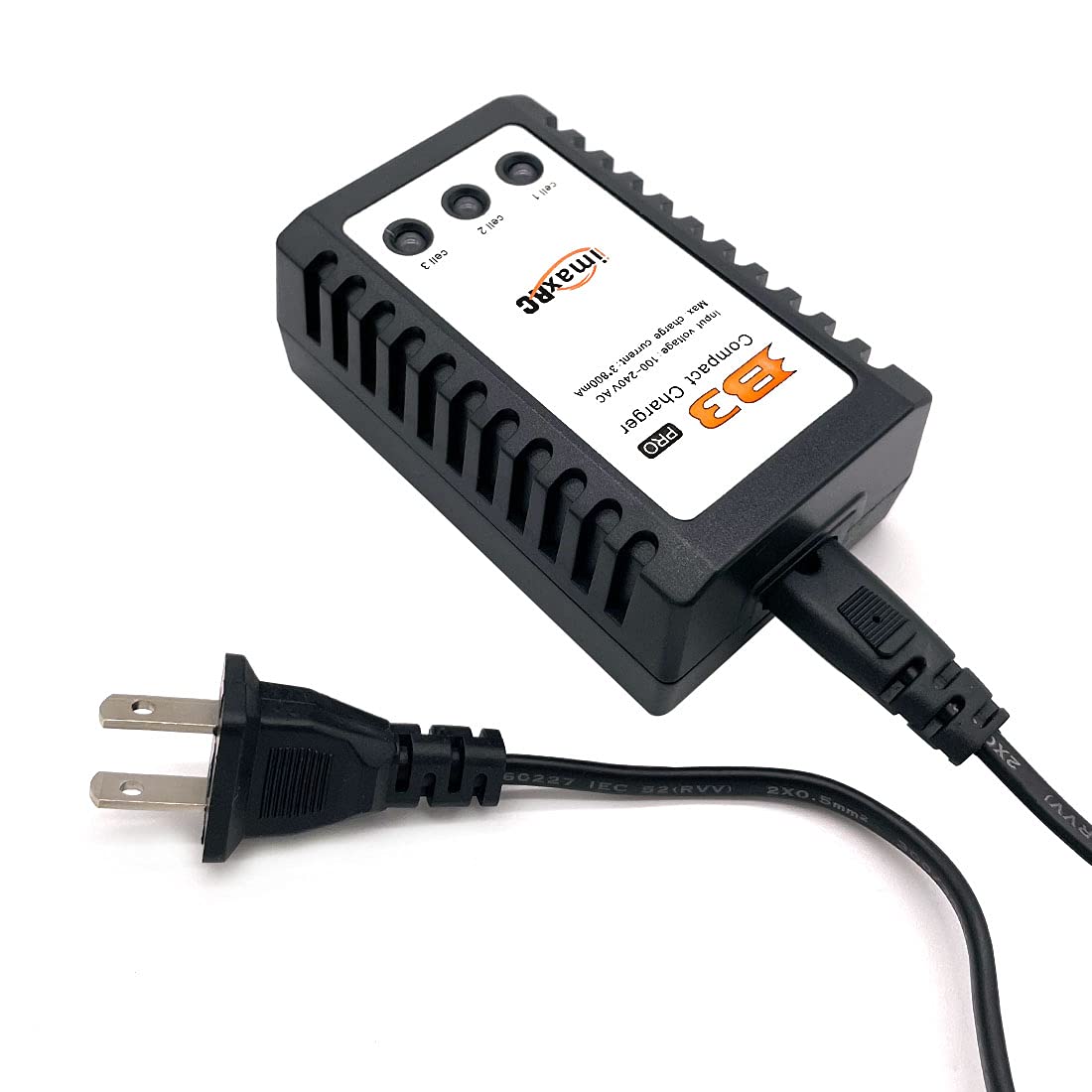 2S-3S RC LiPo Battery Balancer Charger 7.4V-11.1V - Compact B3AC Pro Charger for RC Cars, Drones, and Airplanes - Fast Charging & Safe Balancing Technology