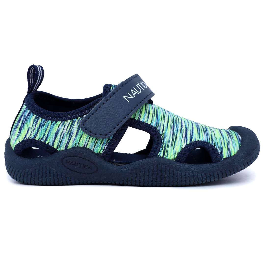 Nautica Kids Water Shoes for Boys & Girls - Closed-Toe Protective Sport Sandals for Toddler, Little & Big Kids | Beach, Pool & Outdoor Activities