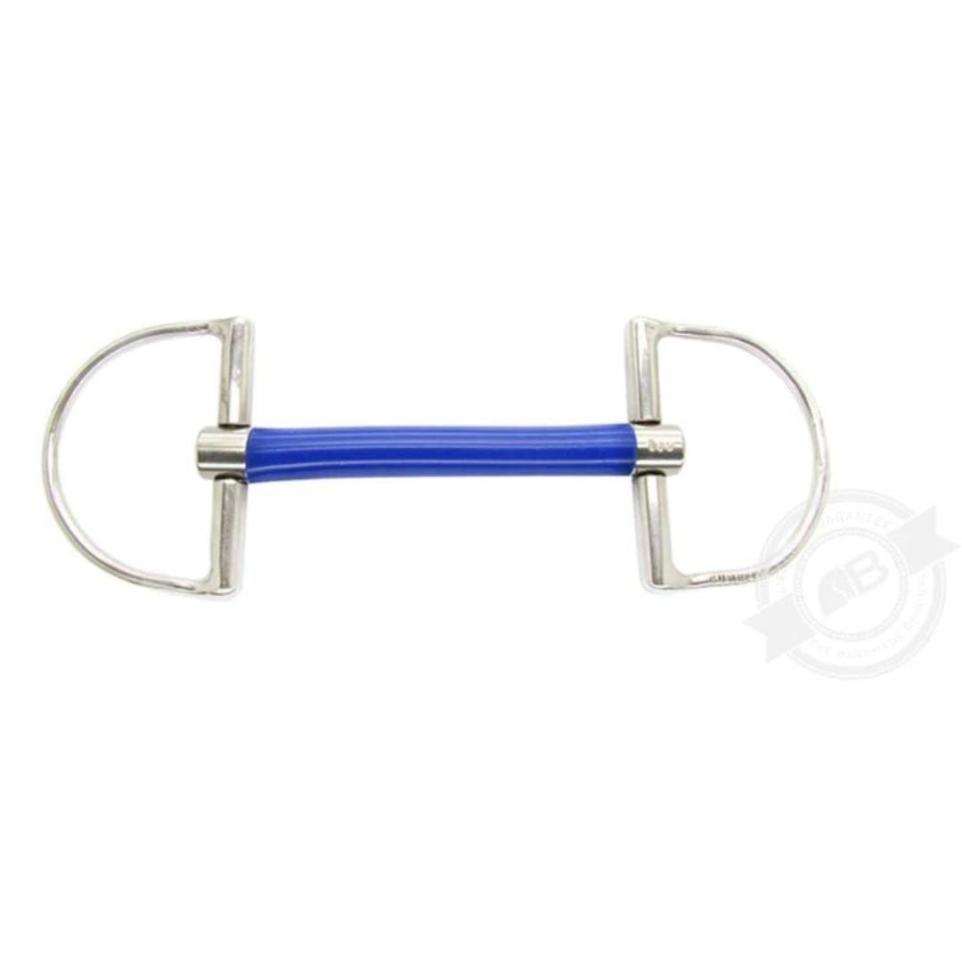 Bombers Flex Mullen Dee Ring Bit - Horse Training Bit for Western Riding, Dressage & Trail Riding - Durable Stainless Steel Snaffle Bit for Better Control & Comfort