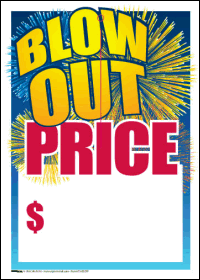 100-Pack Sale Tags - Bulk Discount Price Labels for Retail Stores, Clearance Sales & Garage Sales - Perfect for Pricing, Markdowns & Promotions