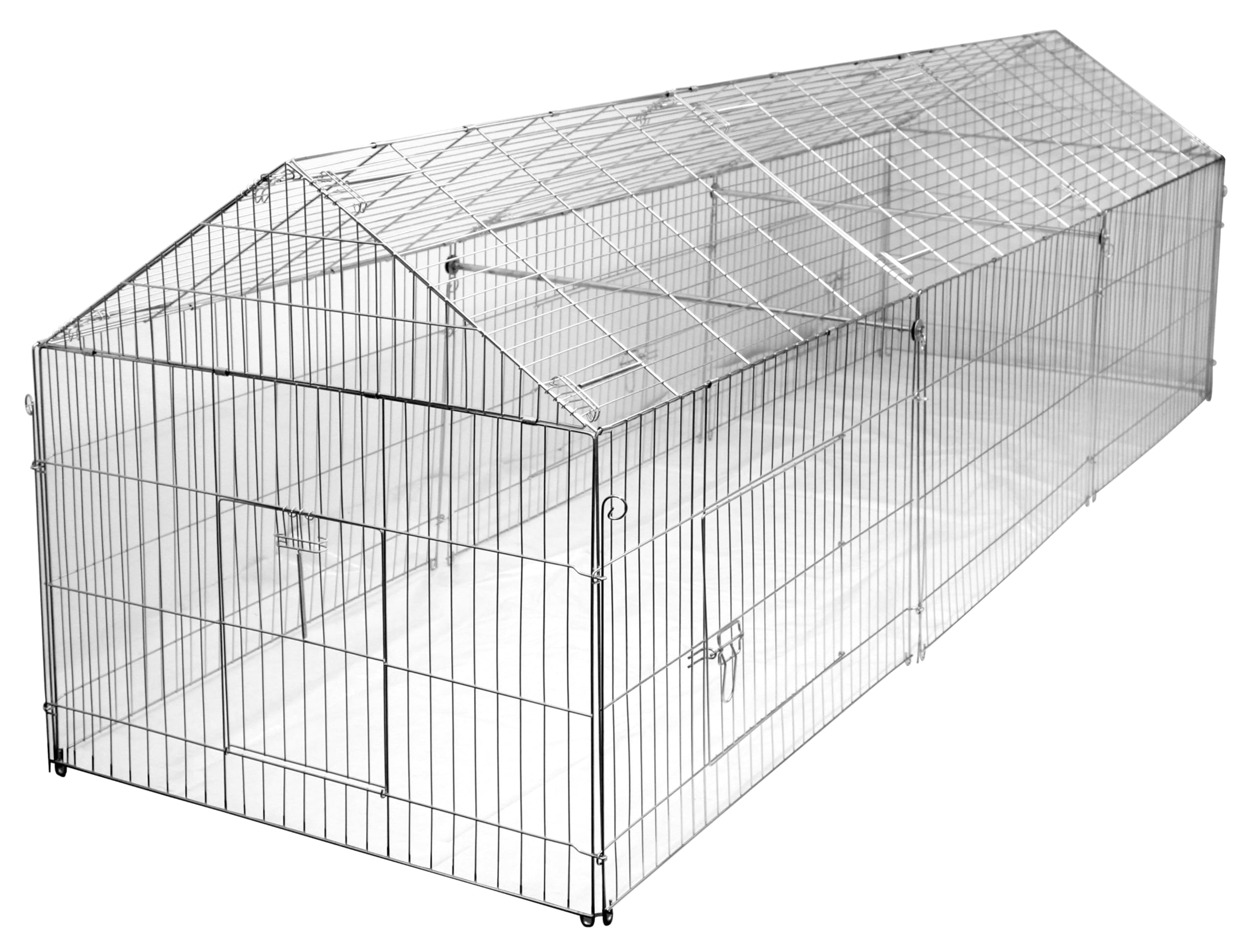 Kerbl 70345 Outdoor Pen Expansion Unit - 110 x 103 x 103 cm Large Animal Enclosure for Rabbits, Chickens & Small Pets - Perfect for Backyard, Farm & Garden Use