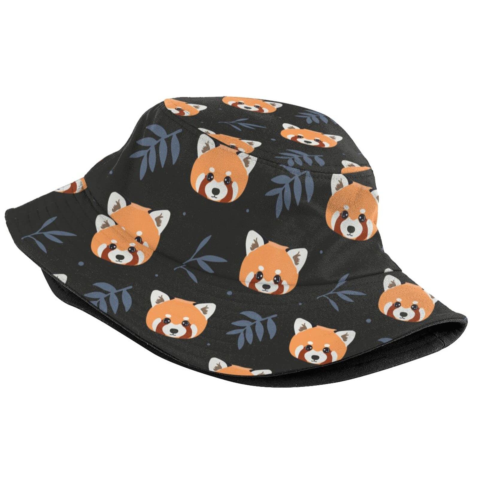 KiuLoam Cute Red Panda Unisex Bucket Hat - Packable Fisherman Hat for Outdoor Summer Travel, Hiking & Beach - Sun Protection Cap for Men & Women - Perfect for Camping, Picnics and Vacation Adventures