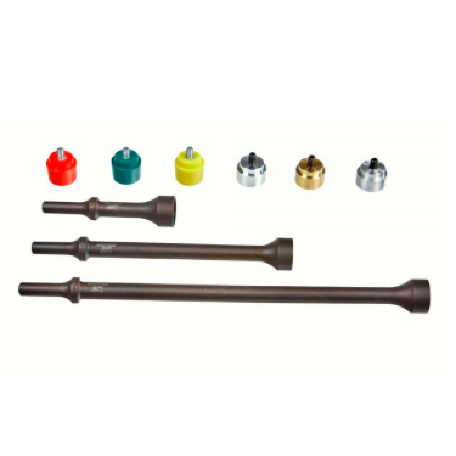 Mayhew Steel 32026 9-Piece Modular Air Hammer Bit Set for Automotive, Metalworking & Construction | Durable Chisel & Punch Kit for Professional Mechanics & DIY Projects