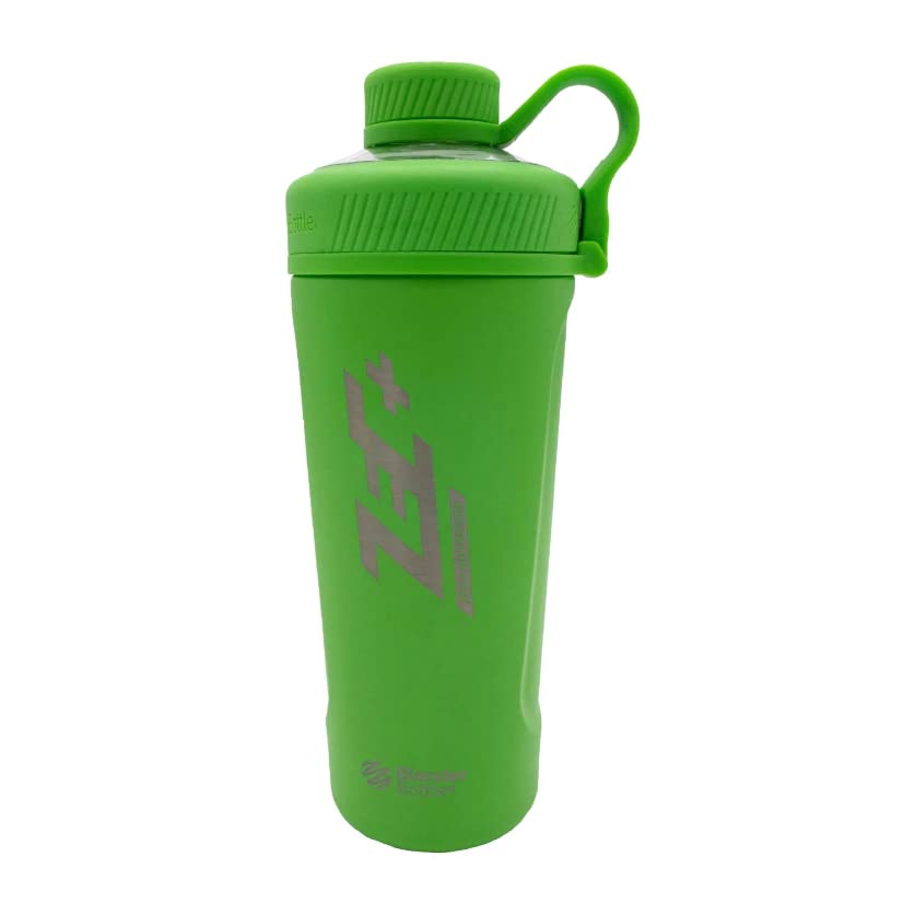 Premium Zec+ ISO-SHAKER Blender Bottle - 24oz Leakproof Protein Shaker Cup for Gym, Workout & Travel - BPA Free Mixing Container for Protein Powder, Pre-Workout & Smoothies