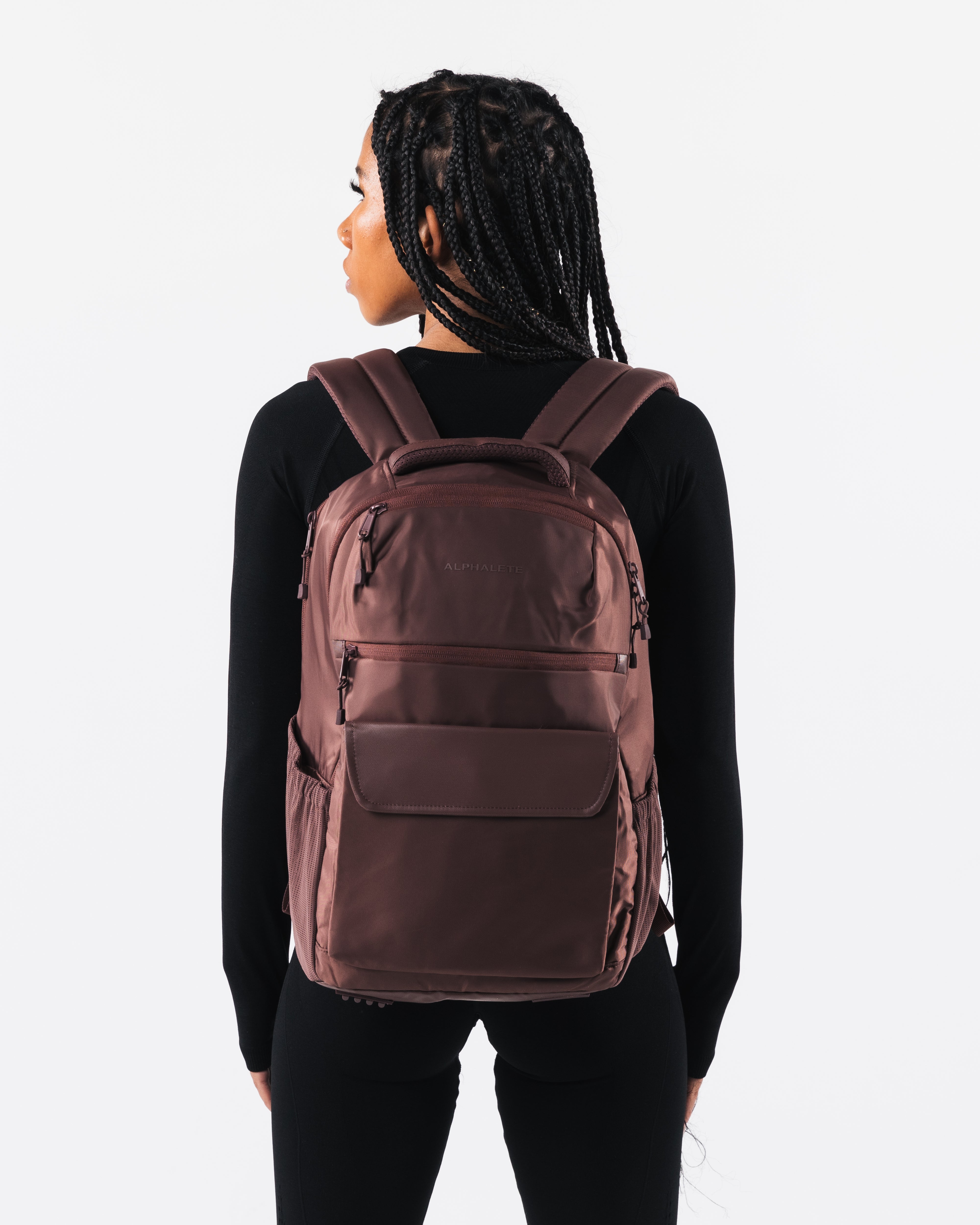 Premium Core Backpack for Men & Women - Durable Deep Crimson Laptop Bag for Work, School & Travel | Water-Resistant & Spacious Design