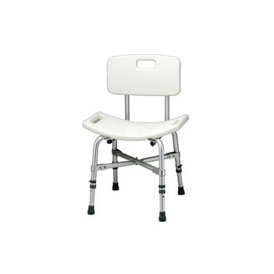 Adjustable Shower Chair for Elderly & Disabled - Non-Slip Bath Seat with Back Support & Handles - Lightweight Portable Shower Stool for Bathroom Safety - Perfect for Seniors, Post-Surgery Recovery & Mobility Assistance