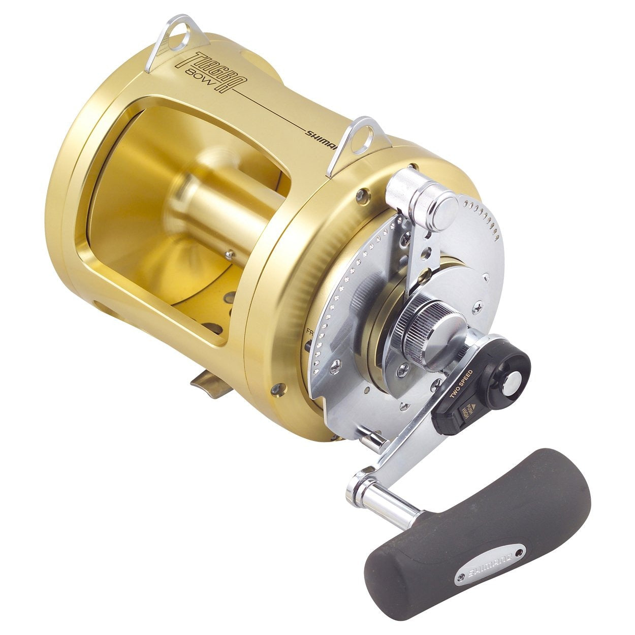 Shimano Tiagra 2-Speed Lever Drag Conventional Fishing Reel - Saltwater & Offshore Trolling Reel for Big Game Fishing