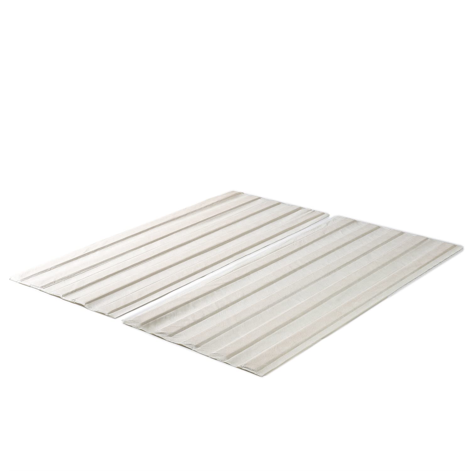 ZINUS Compack Fabric Covered Wood Slats - Bunkie Board & Box Spring Replacement for King Size Beds - Natural Wood Color - Perfect for Platform Beds, Adjustable Bases & Mattress Support