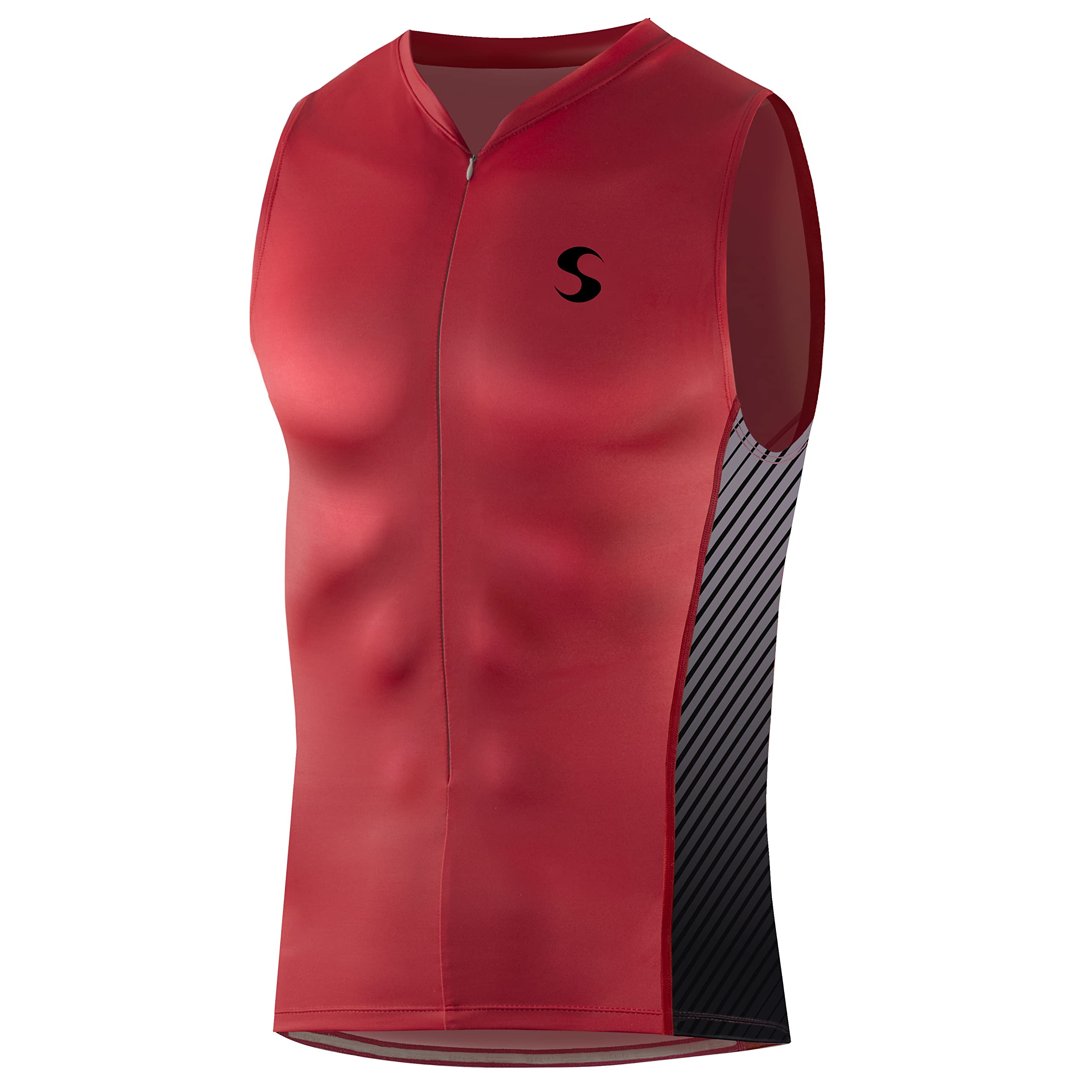 Synergy Men's Race Tri Tank Top Singlet - Lightweight & Breathable Running Shirt for Triathlon, Marathon & Workouts - Perfect for Training, Racing & Outdoor Sports
