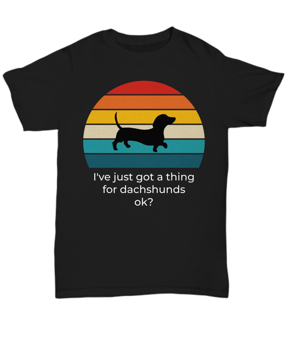 **Funny Dachshund T-Shirt for Women - Cute Wiener Dog Lover Gift - Dachshund Merchandise & Apparel - Perfect for Casual Wear, Dog Lovers & Pet Enthusiasts**