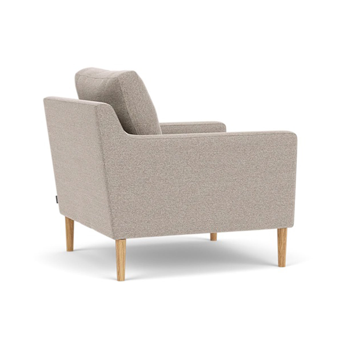 Astha Fabric Armchair - Modern Upholstered Accent Chair for Living Room, Bedroom & Office - Comfortable Lounge Chair with Soft Fabric & Sturdy Frame