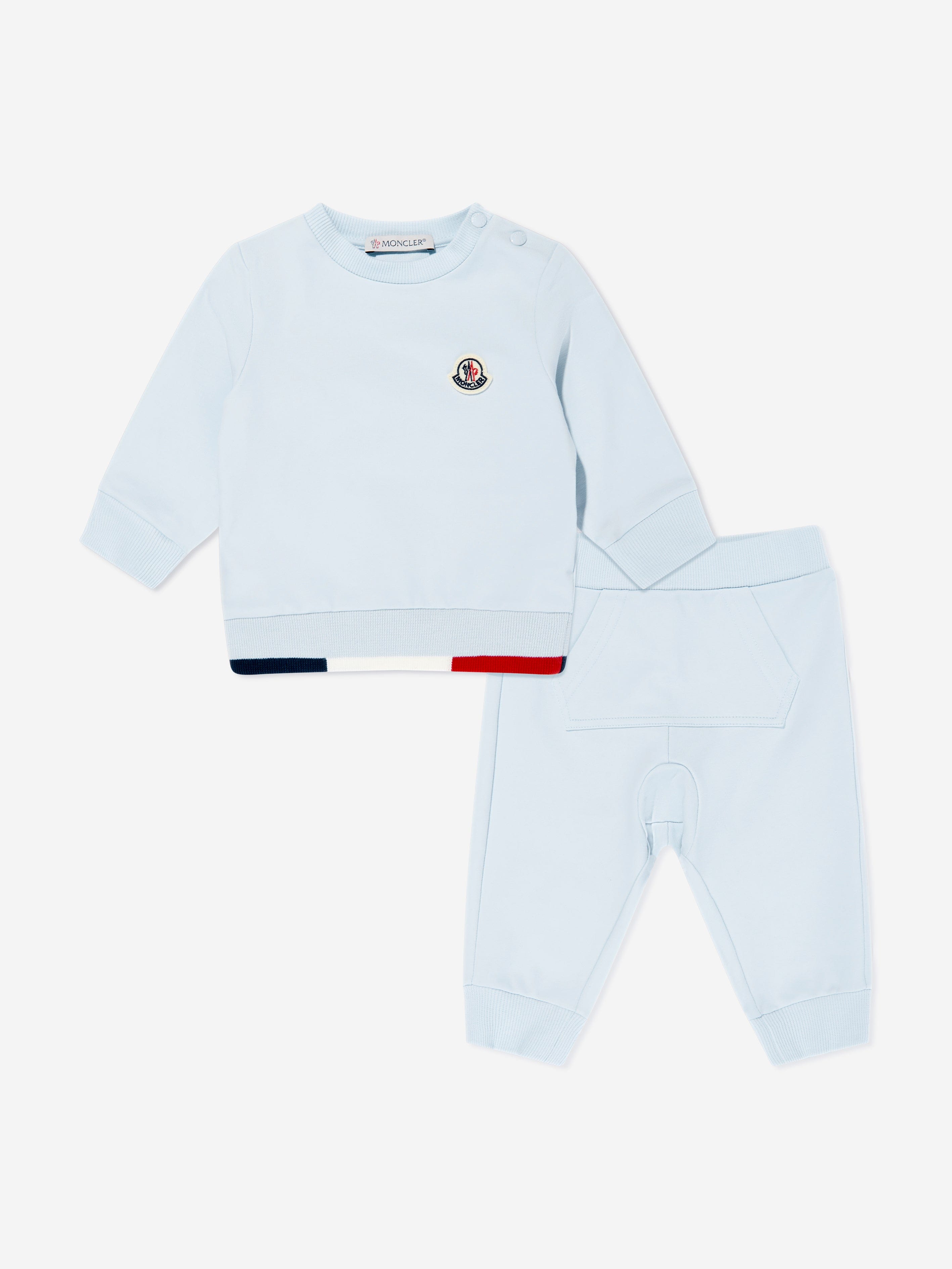Blue Baby Boys Logo Tracksuit - Soft Cotton Jogger Set for Toddlers | Playtime, Outdoor Activities & Casual Wear