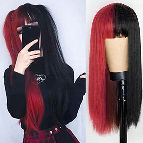 Half Red Half Black