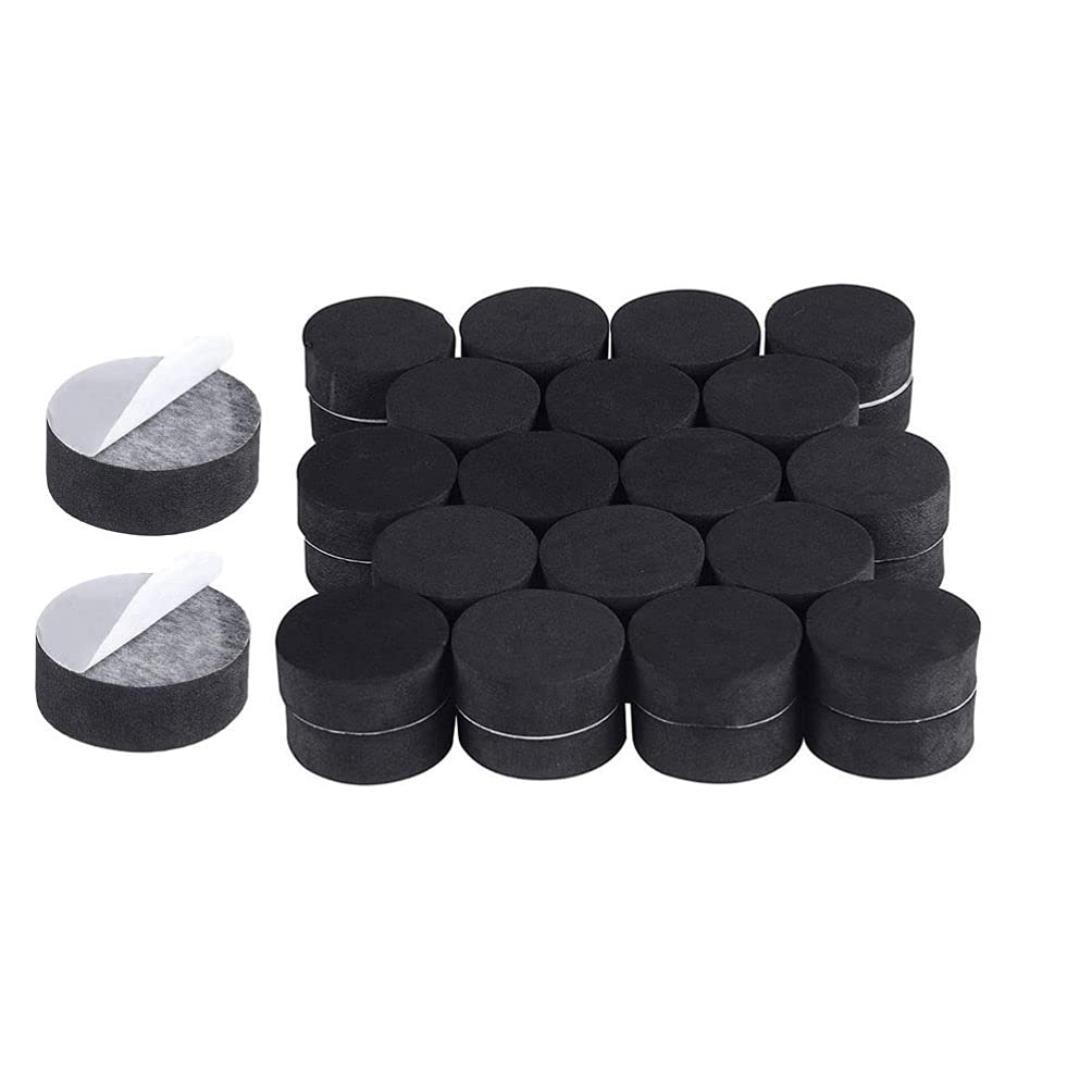 48PCS EVA Flower Pot Pads - Non-Slip Plant Pot Risers for Indoor Plants, Round Invisible Pot Feet Mats for House Plants (Use for Protecting Floors & Enhancing Drainage)