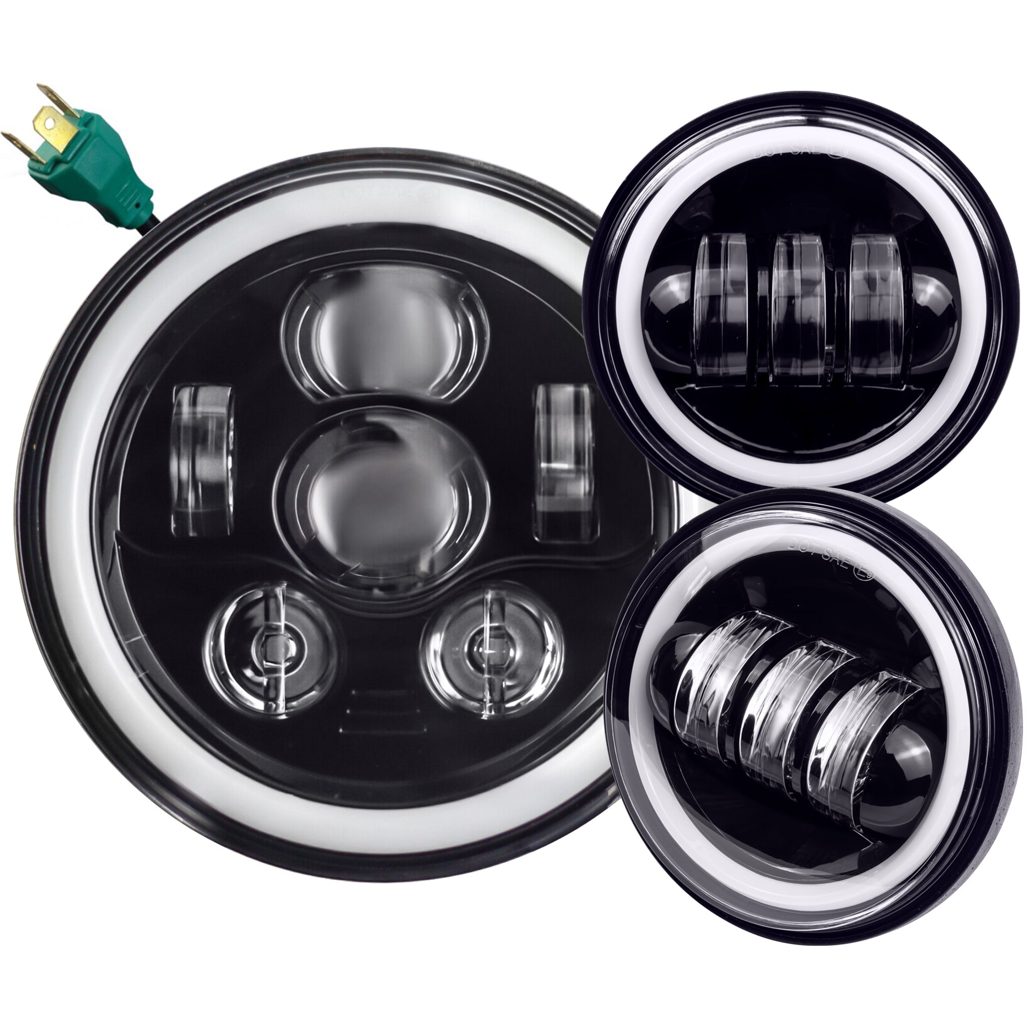 Eagle Lights 7 LED Headlight & 4.5
