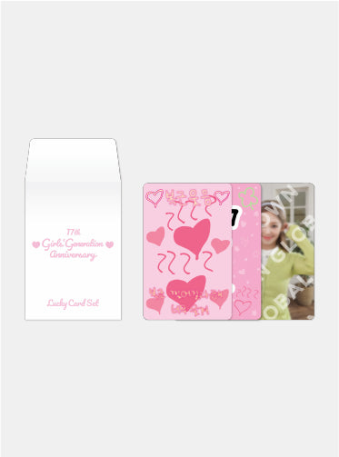 LUCKY CARD SET - Girls' Generation 17th Anniversary Merchandise | K-Pop Collectible Gift for Fans, Perfect for Display & Special Occasions