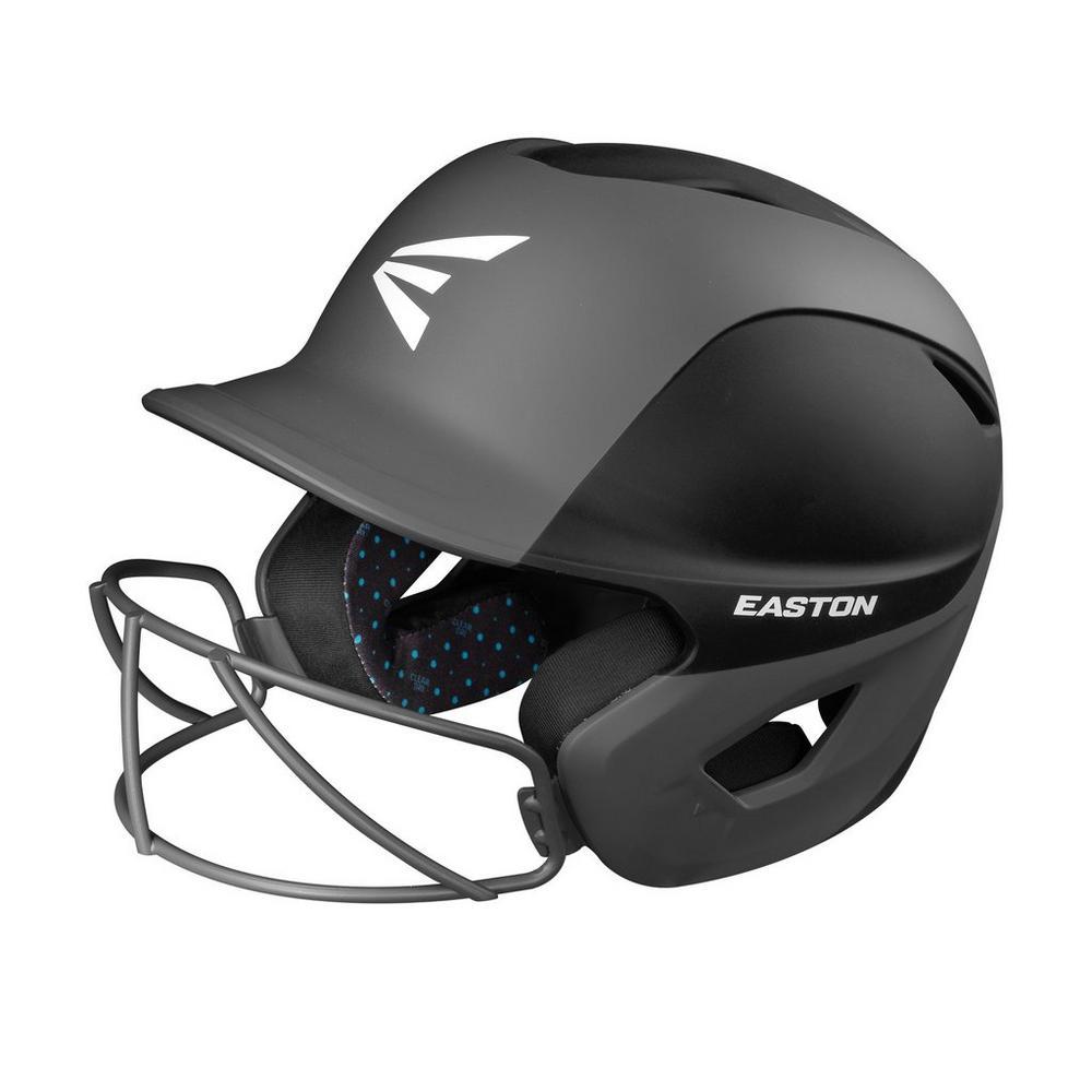 Easton Ghost Matte Two-Tone Baseball Batting Helmet with Integrated Facemask - Youth & Adult Protective Gear for Baseball, Softball, and Training