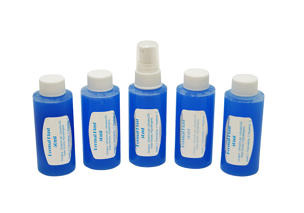 Dermal Plast 250ml Cooling Gel for Laser & IPL Permanent Hair Removal Systems - Soothes Skin After Treatment for Face, Legs, Bikini Area