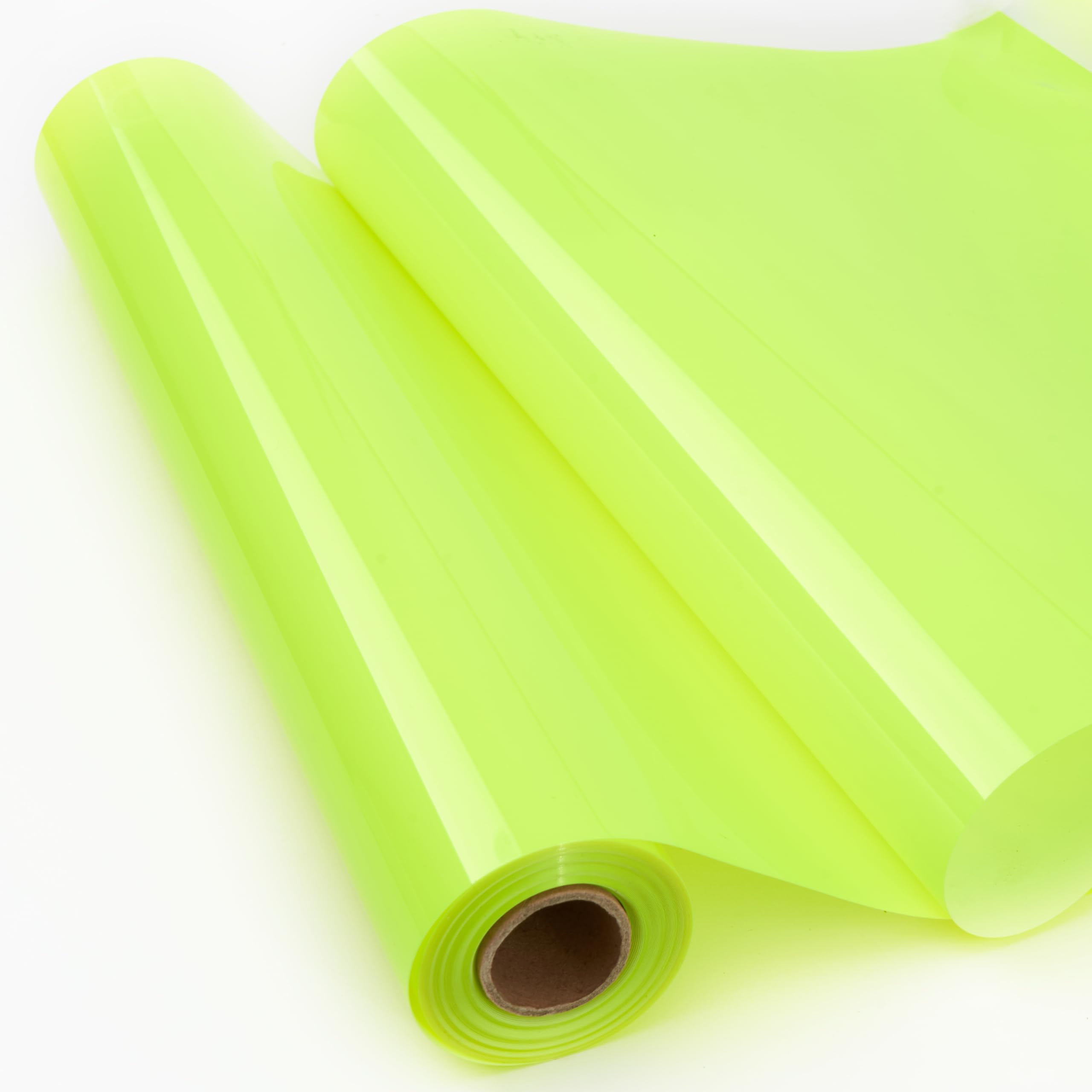 Neon Yellow Heat Transfer Vinyl Roll 12