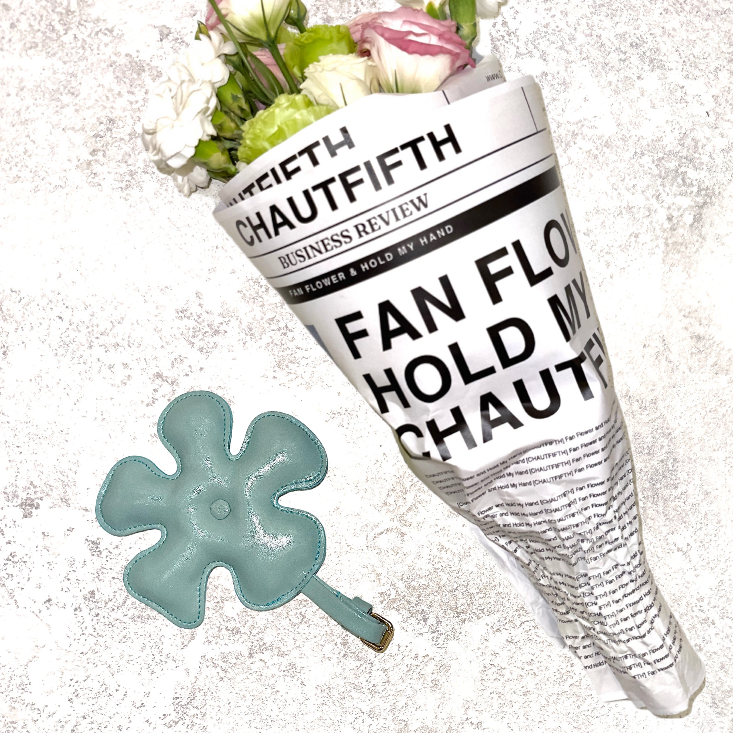 CHAUTFIFTH ACC Fan Flower Charm S - Elegant Car Air Freshener with Floral Scent for Fresh & Fragrant Ride | Perfect for Cars, Offices & Home Décor
