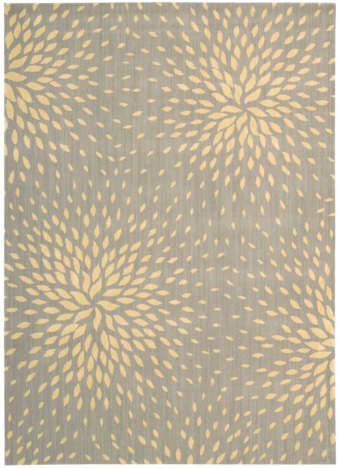 Nourison Capri Floral Grey 3'6