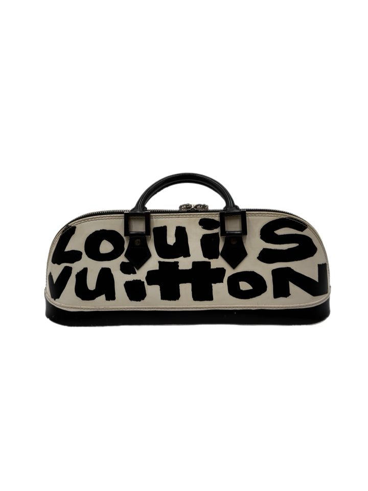 Authentic Louis Vuitton Marc Jacobs Graffiti Alma Horizontal Handbag - Vintage Designer Shoulder Bag for Women, Perfect for Casual Outings & Luxury Fashion Collectors