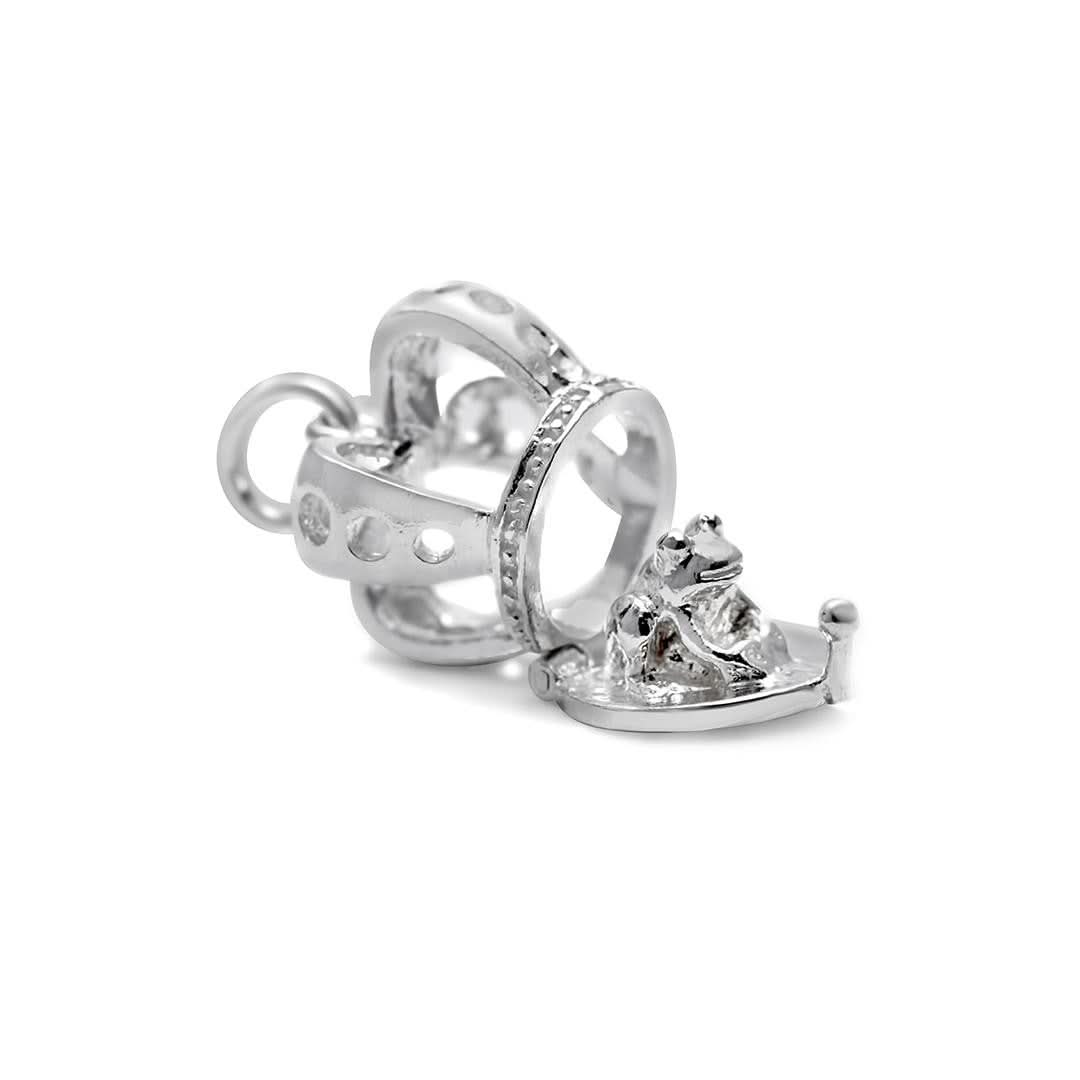 Magical Charm Necklace with Crown Design - Sterling Silver Jewelry for Women | Perfect for Gifts, Parties & Everyday Elegance