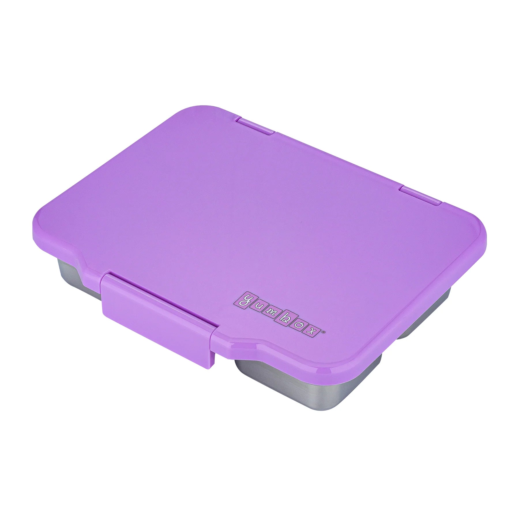 Yumbox Prêt Stainless Steel Lunch Box - Leakproof Bento Box for Kids & Adults | Eco-Friendly Reusable Food Container | Perfect for School, Work, Picnics & Travel | Lavender Purple