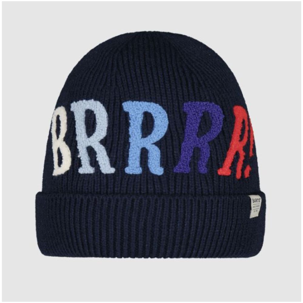 Barts Foddy Beanie Hat - Navy Blue 53cm - Soft Winter Knit Beanie for Men & Women - Perfect for Skiing, Hiking, and Cold Weather Activities