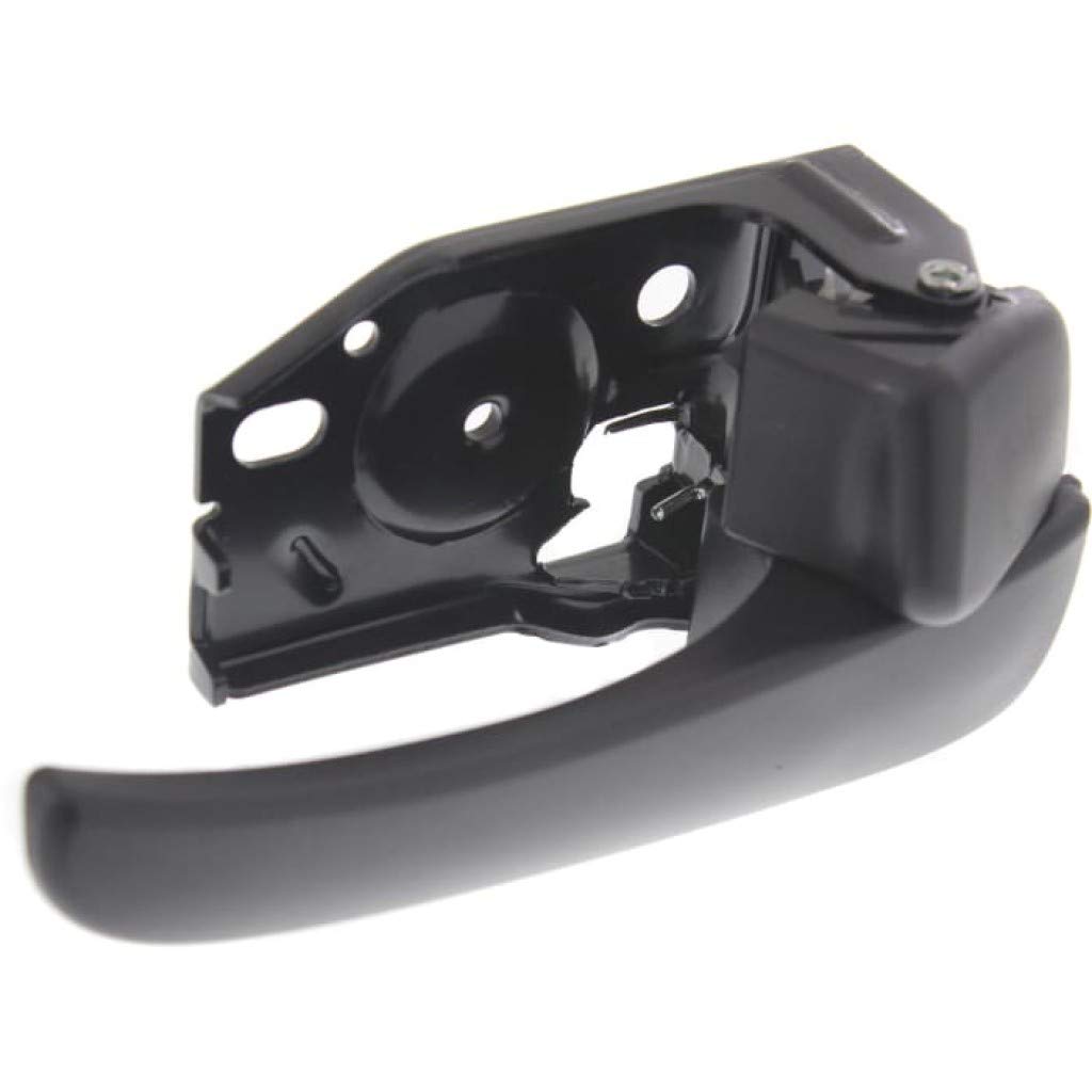 2001-2006 Kia Optima Front or Rear Passenger Side Interior Door Handle with Lock Button - Textured Black Replacement for SE/EX Trim | Perfect for Door Repair & Car Interior Upgrade