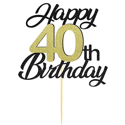 40th Cake Topper
